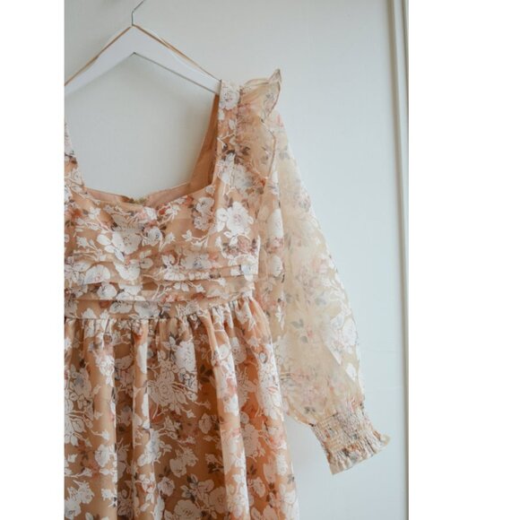 En Saison Chaumont Mini Dress Peach - Picture 3 of 12